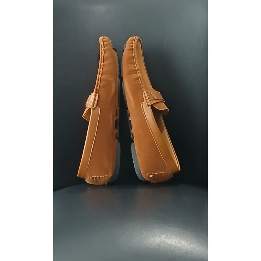 Roma Rio Brown Square Toe Loafers Oxfords Slip-On Shoes. Men Size 12